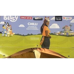 Bluey Chilli Adult Accessory Costume Hood And Clip On Tail New